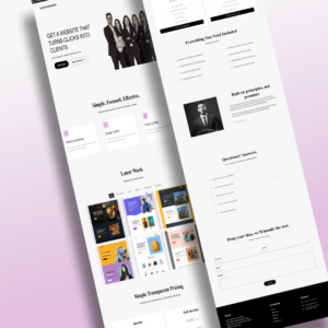 QuickConfidence – Web Agency Landing Page